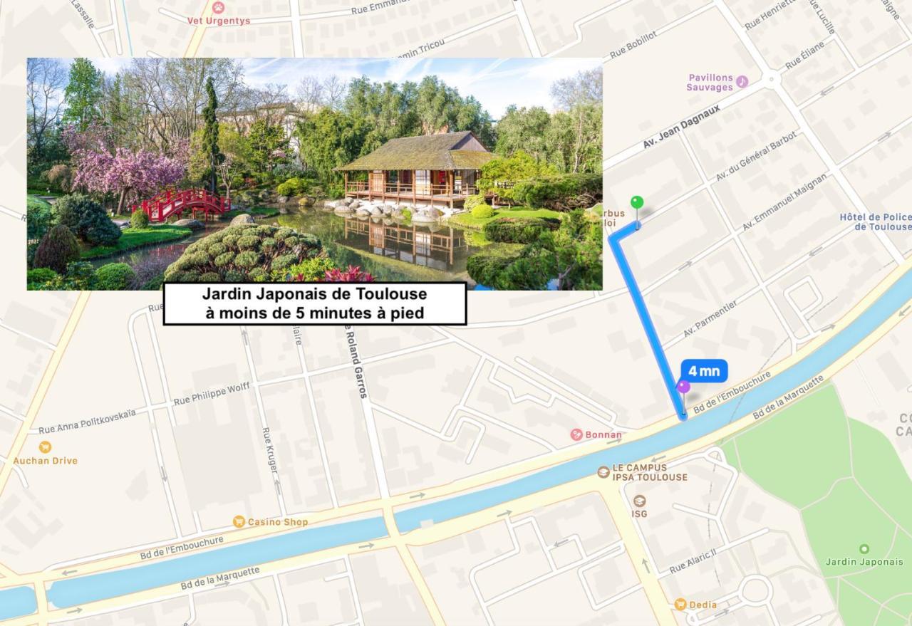 Le Saint Eloi - Studio Avec Parking Toulouse Centre Exterior photo